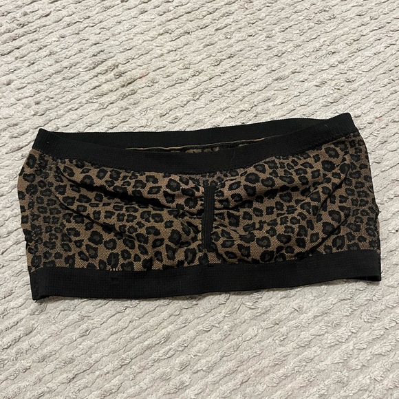 Leopard Print Bandeau Top Urban Outfitters - Picture 1 of 2